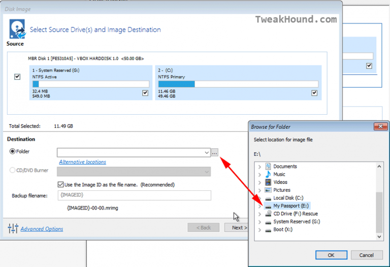 Using Macrium Reflect Boot Media - TweakHound